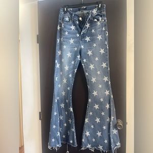 Judy blue star flares size 7